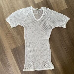 vintage net swim coverup